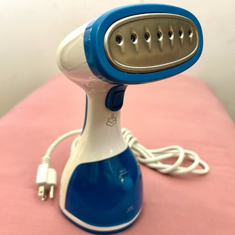 BrighTown Clothes Steamer Portable Handheld Garment Iron Blue 1000W TESTED